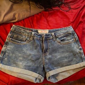 Light tie dye shorts